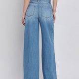 SUPER HIGH RISE WIDE LEG JEANS V3567: KUDOS / 29