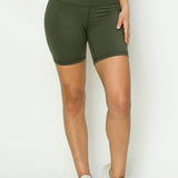 Buttery-Soft Activewear Biker Shorts 6 In Inseam