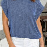Spring 2026Twisted Rib Wide Sleeve Crew Neck T Shirt (S-2XL): Dark Khaki / 2XL