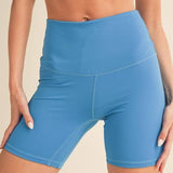 Buttery-Soft Activewear Biker Shorts 6 In Inseam