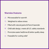 Brown Marshmallow Bear Junior Warmies
