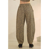 Printed French Terry Pants: Camo B / L