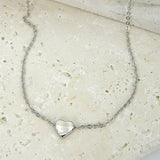 CLASSIC MINI HEART NECKLACE  | 47N15737-HEART: SILVER