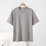 Basic cotton tee crewneck short sleeve top -20 colors