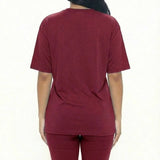 Loose Fit Top & Bike Shorts Set
