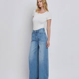 SUPER HIGH RISE WIDE LEG JEANS V3567: KUDOS / 31