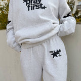 Pray First Unisex Sweatpant: L