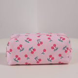 STRAWBERRY WESTERN BOW MAKEUP COSMETIC POUCH BAG | 40P544: WESTERN