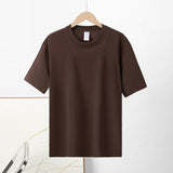 Basic cotton tee crewneck short sleeve top -20 colors