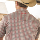 Vexil Brand – Western Pearl Snap Polo - Native Arrows | Red