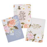 Notebook Set of 3 Lg Floral Set Your Affection Col. 3:2